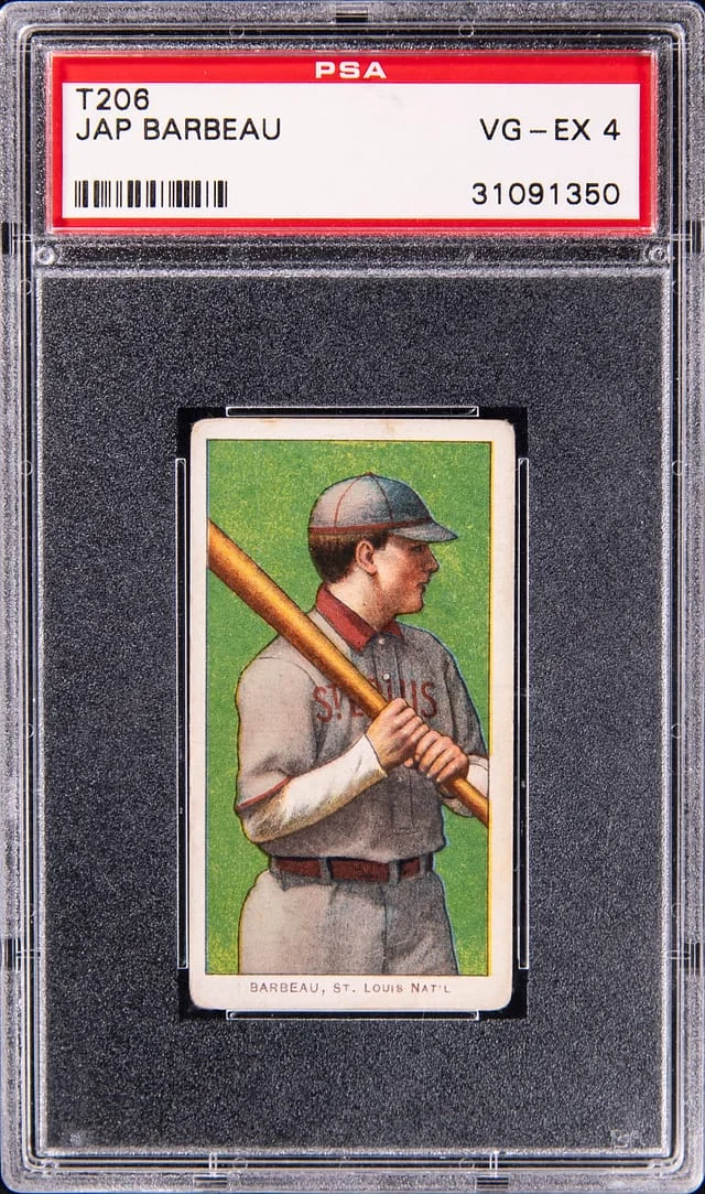 1909-11 T206 Jap Barbeau - Piedmont White Border #no-number card image