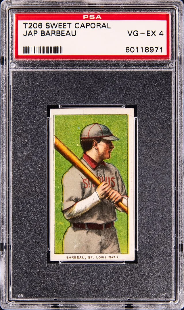 1909-11 T206 Jap Barbeau - Sweet Caporal White Border #no-number card image