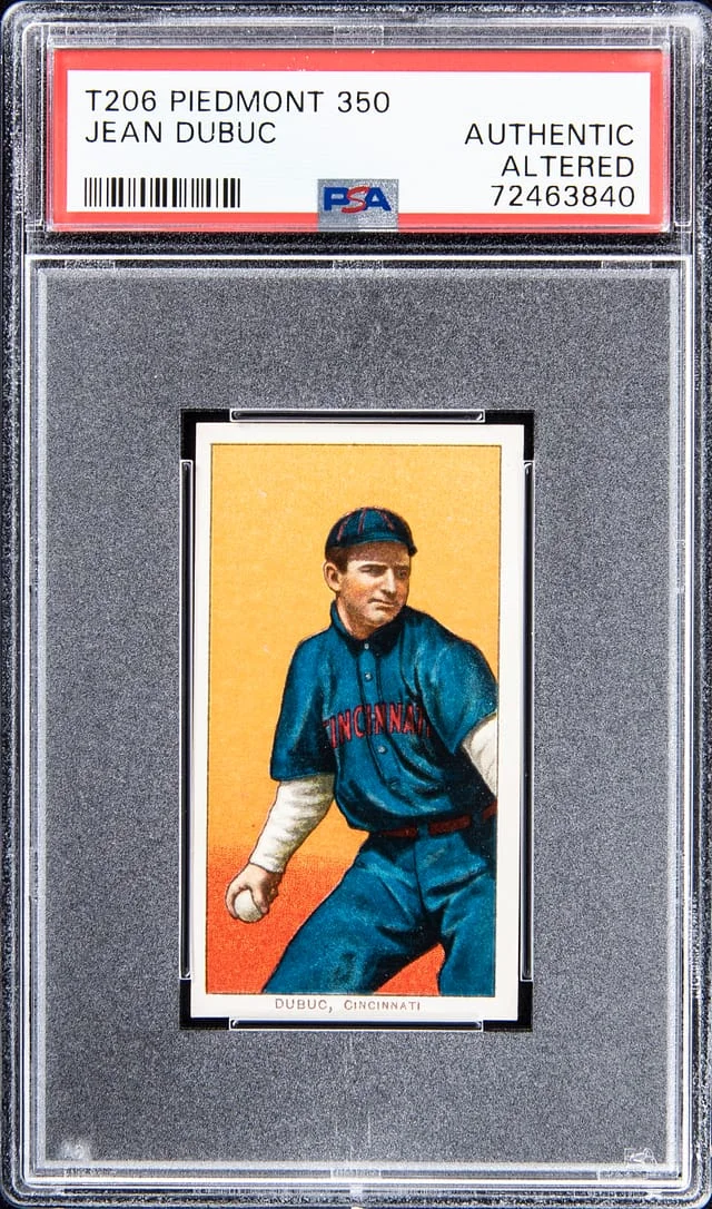 1909-11 T206 Jean Dubuc White Border #no-number card image