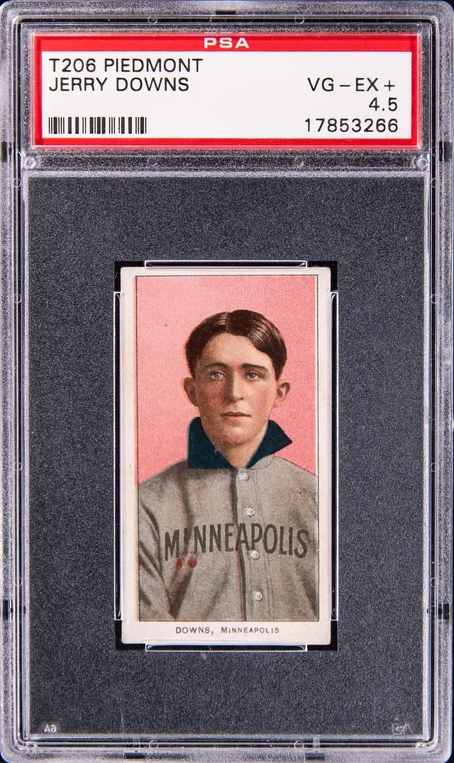 1909-11 T206 Jerry Downs - Piedmont White Border #no-number card image