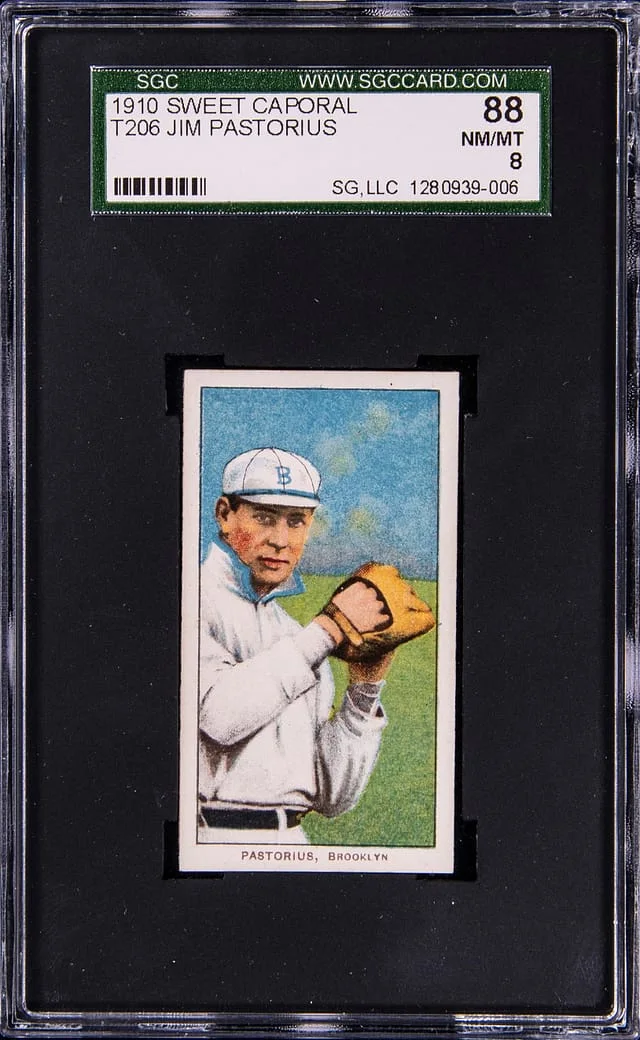 1909-11 T206 Jim Pastorius White Border #no-number card image