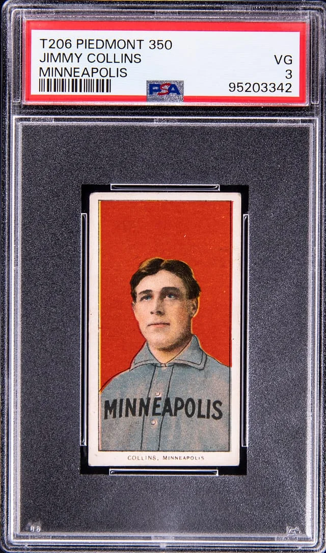 1909-11 T206 Jimmy Collins White Border #no-number card image