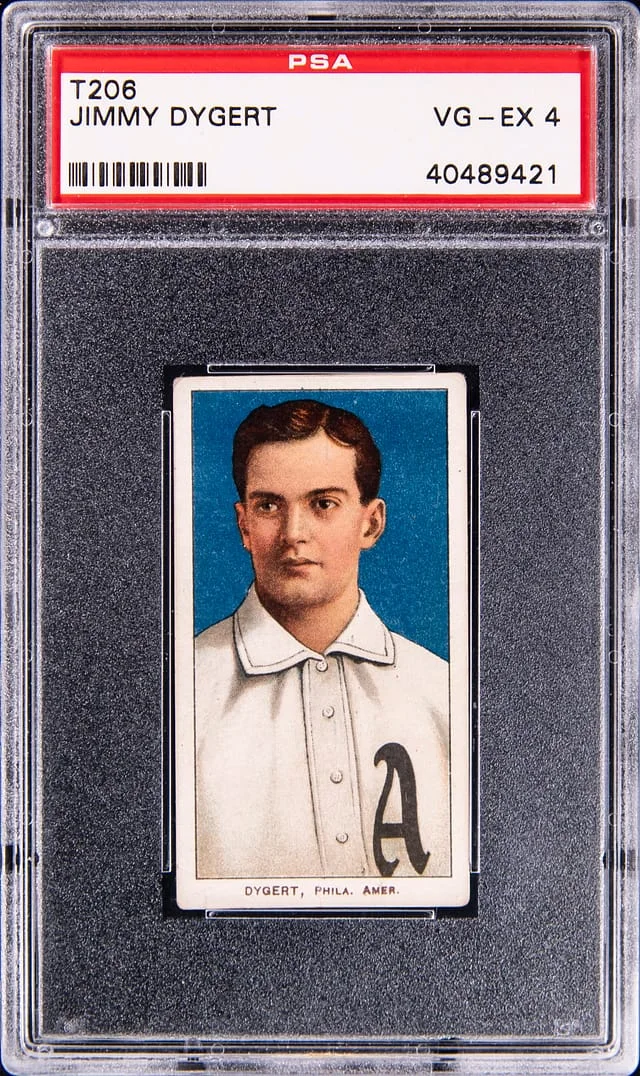 1909-11 T206 Jimmy Dygert Piedmont 350 #NNO card image