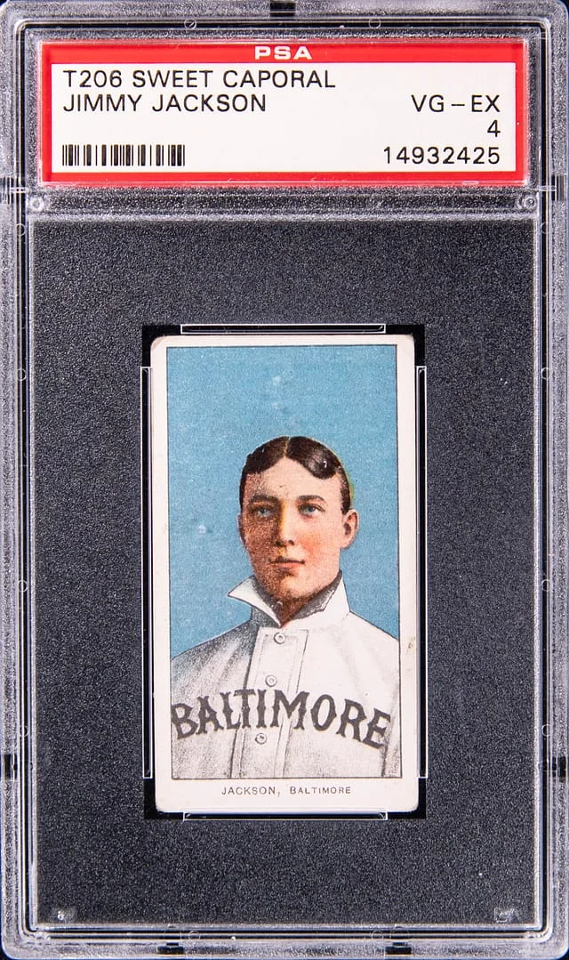 1909-11 T206 Jimmy Jackson - Sweet Caporal White Border #no-number card image