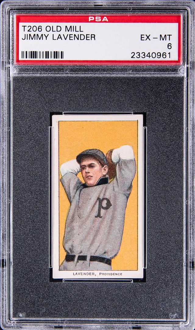 1909-11 T206 Jimmy Lavender White Border #no-number card image
