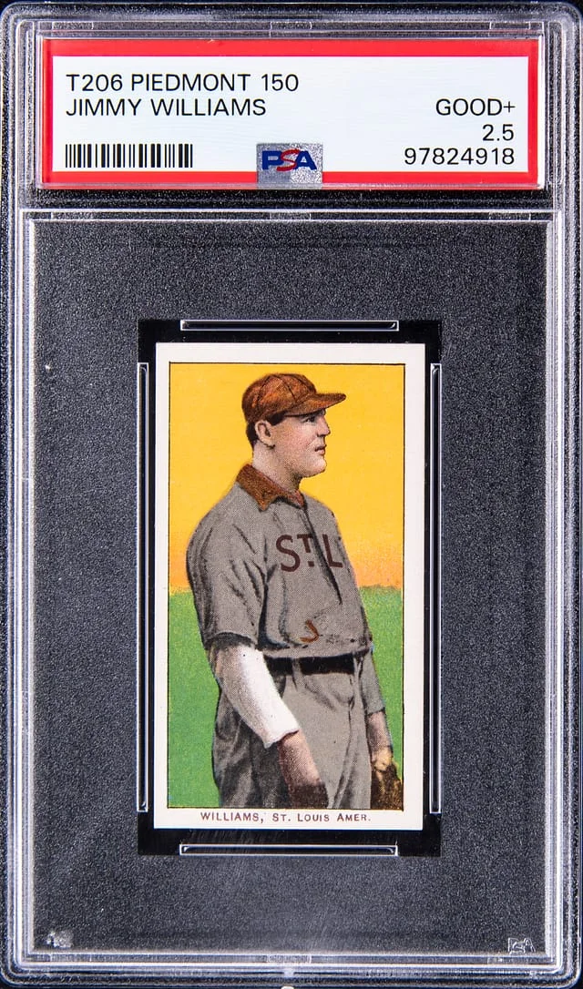 1909-11 T206 Jimmy Williams White Border #no-number card image