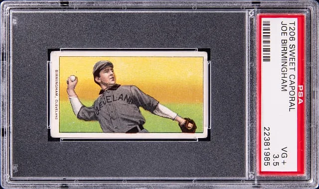 1909-11 T206 Joe Birmingham - Sweet Caporal White Border #no-number card image