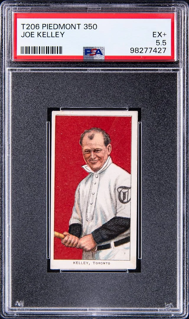 1909-11 T206 Joe Kelley - Piedmont 350 White Border #no-number card image
