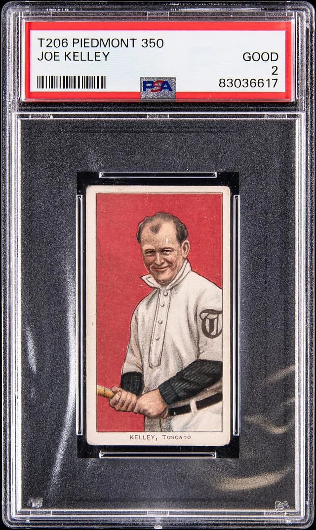 1909-11 T206 Joe Kelley - Piedmont/350 White Border #no-number card image