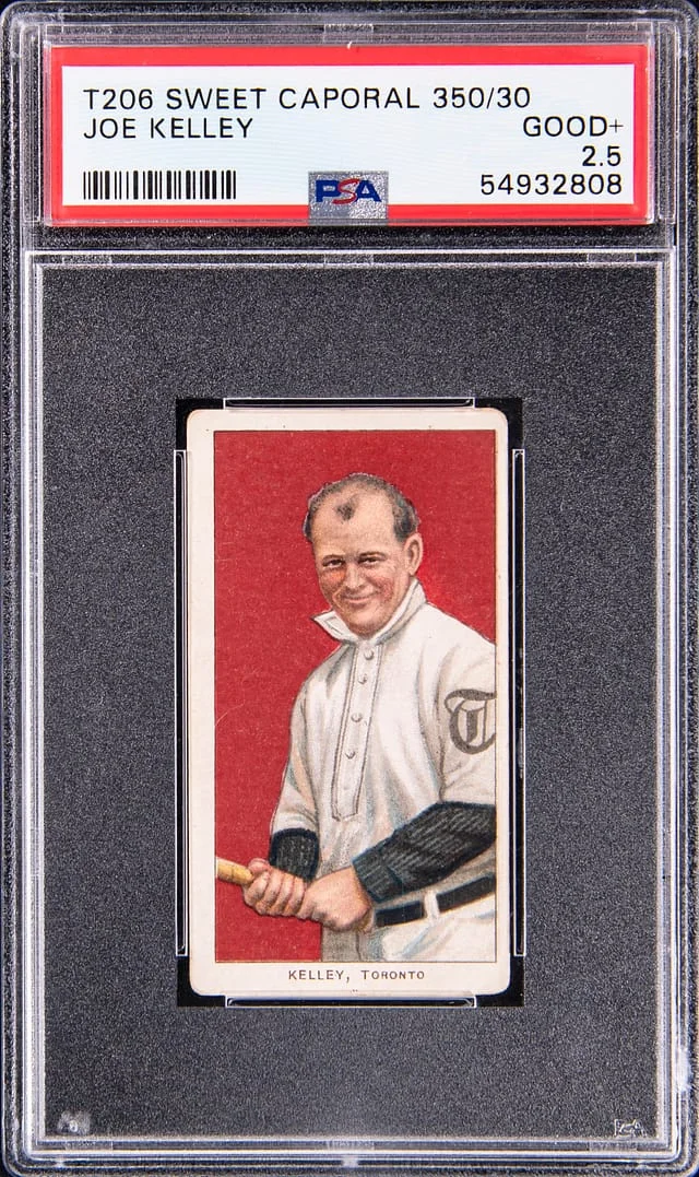 1909-11 T206 Joe Kelley - Sweet Caporal 350/30 White Border #no-number card image