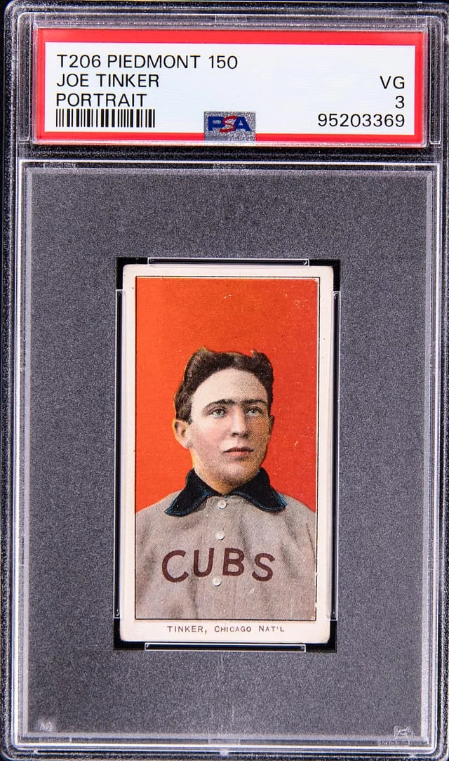 1909-11 T206 Joe Tinker White Border #no-number card image