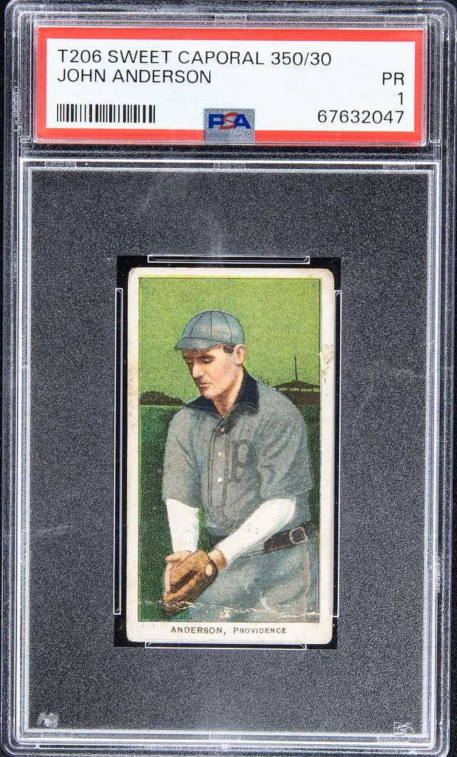 1909-11 T206 John Anderson White Border #no-number card image