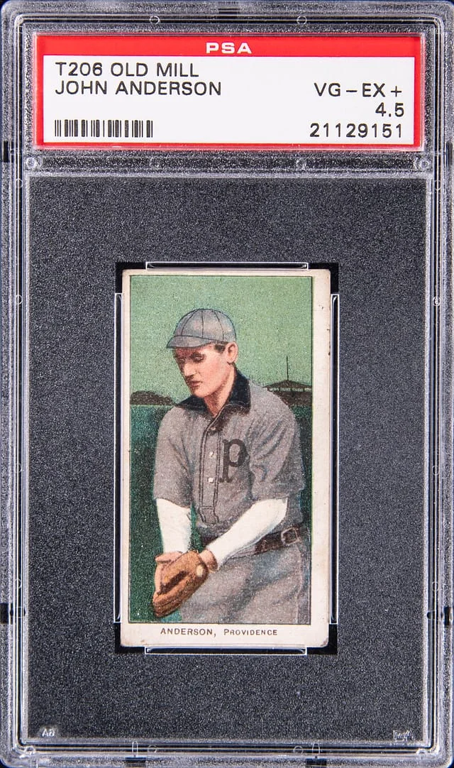 1909-11 T206 John Anderson - Old Mill White Border #no-number card image
