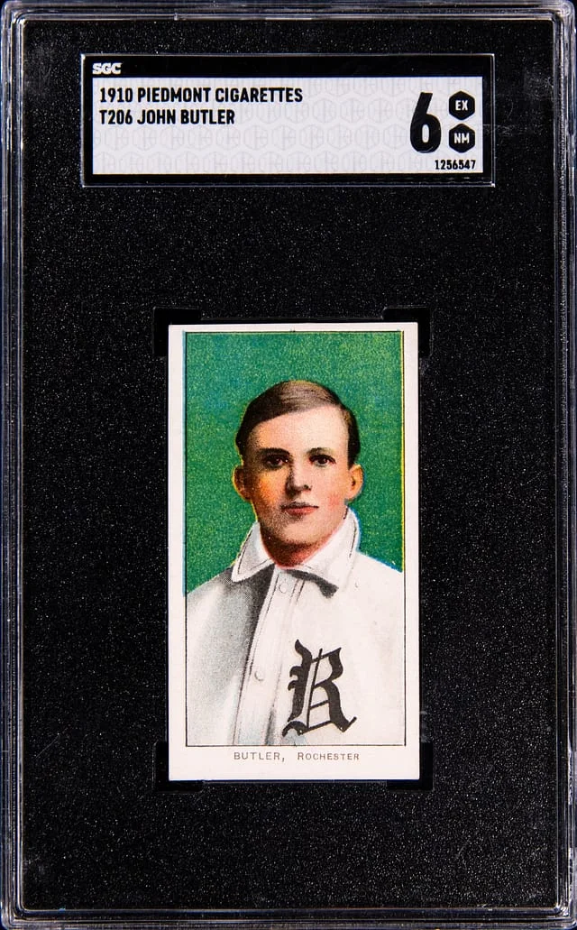 1909-11 T206 John Butler - Piedmont White Border #no-number card image