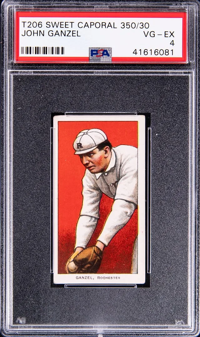 1909-11 T206 John Ganzel White Border #no-number card image