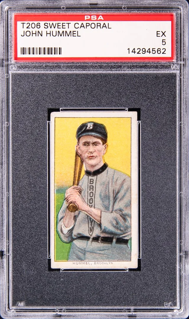 1909-11 T206 John Hummel - Sweet Caporal White Border #no-number card image