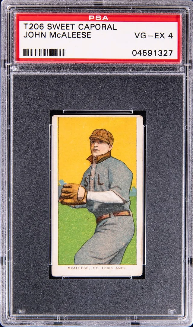 1909-11 T206 John McAleese White Border #no-number card image