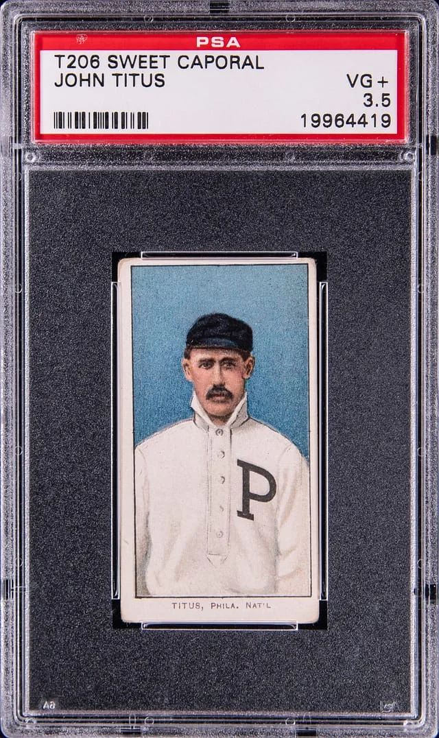1909-11 T206 John Titus White Border #no-number card image