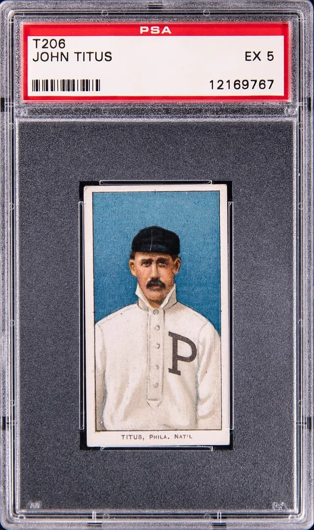 1909-11 T206 John Titus - Piedmont White Border #no-number card image