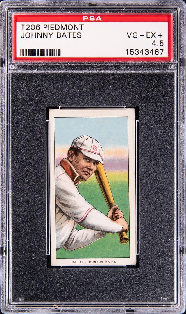 1909-11 T206 Johnny Bates - Piedmont White Border #no-number card image