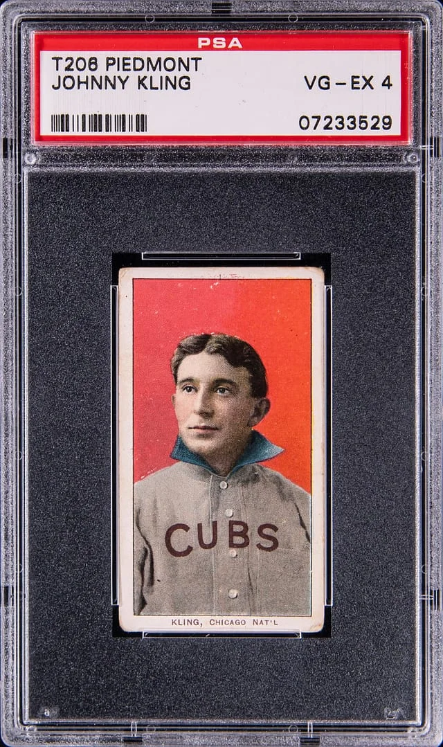 1909-11 T206 Johnny Kling White Border #no-number card image