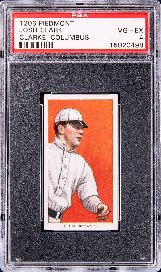 1909-11 T206 Josh Clark (Clarke), Columbus - Piedmont White Border #no-number card image