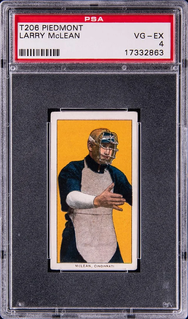 1909-11 T206 Larry McLean White Border #no-number card image