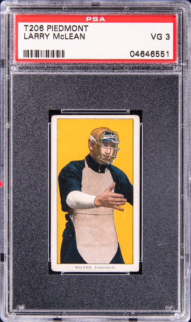 1909-11 T206 Larry McLean - Piedmont White Border #no-number card image