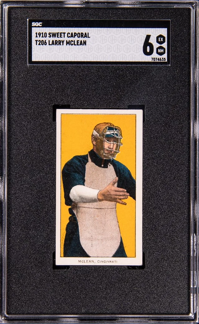 1909-11 T206 Larry McLean - Sweet Caporal White Border #no-number card image
