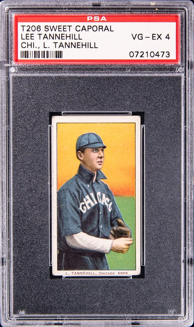 1909-11 T206 Lee Tannehill, Chicago, L. Tannehill - Sweet Caporal White Border #no-number card image