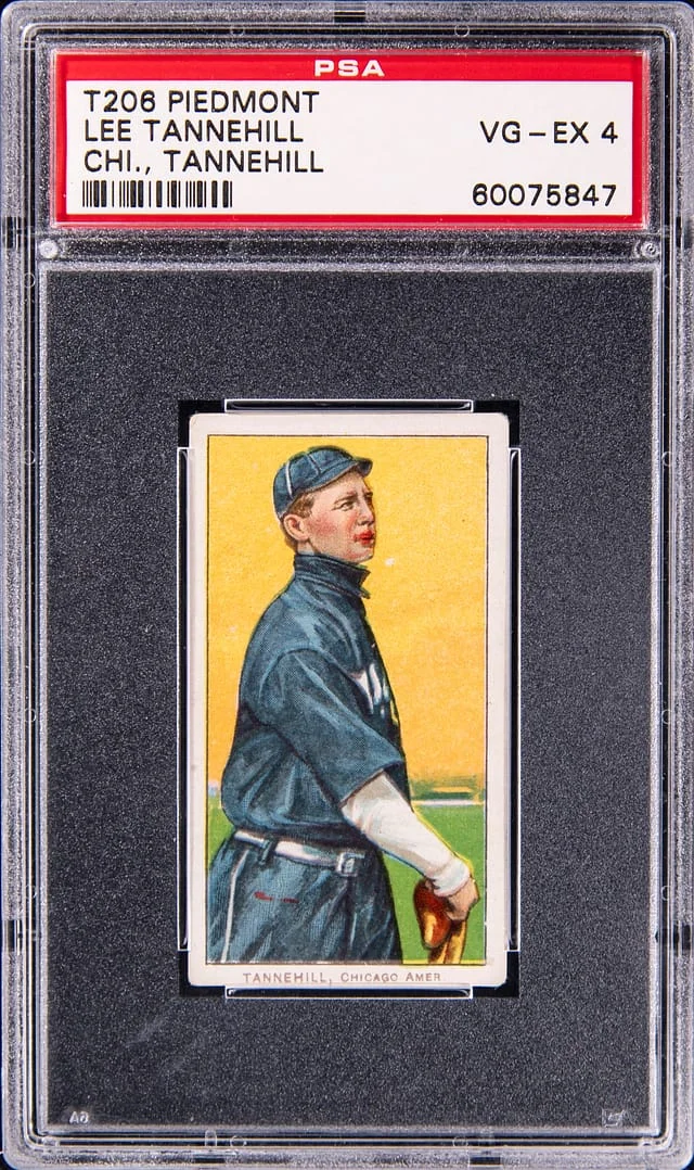 1909-11 T206 Lee Tannehill, Chicago - Piedmont White Border #no-number card image