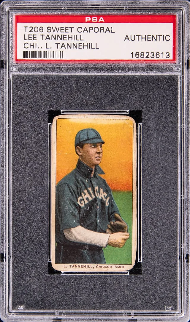 1909-11 T206 Lee Tannehill Sweet Caporal Chicago #NNO card image