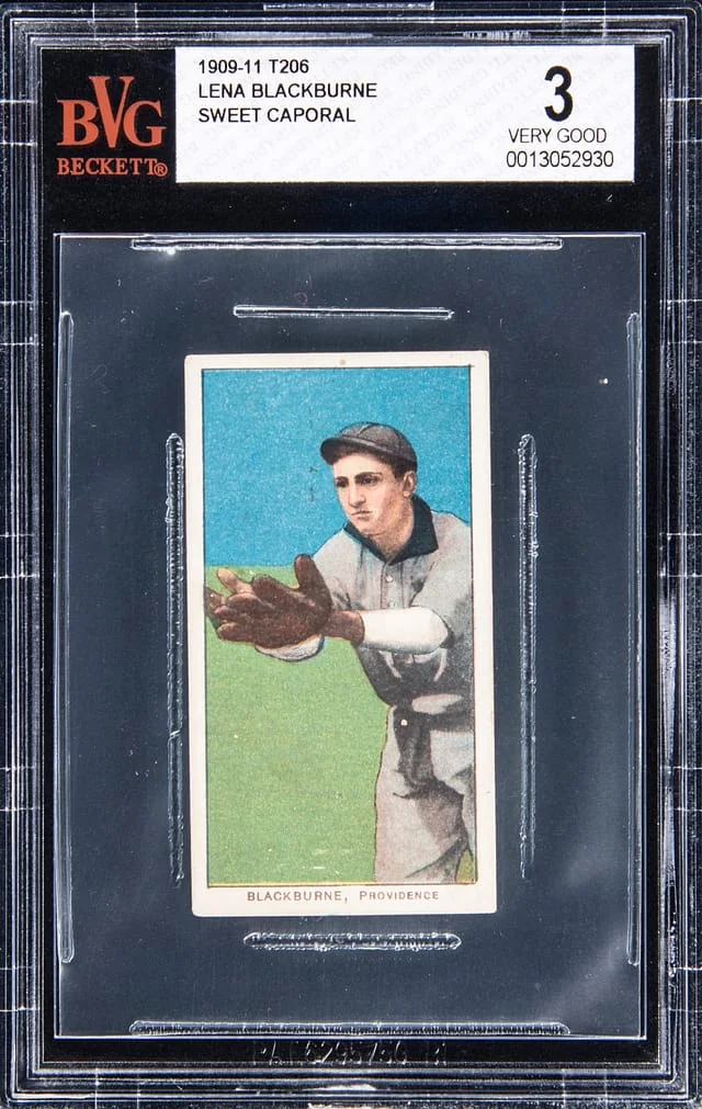 1909-11 T206 Lena Blackburne #no-number card image