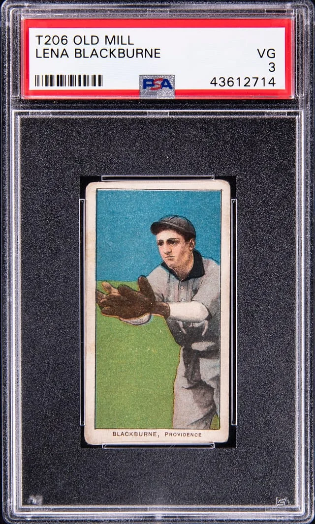 1909-11 T206 Lena Blackburne - Old Mill White Border #no-number card image