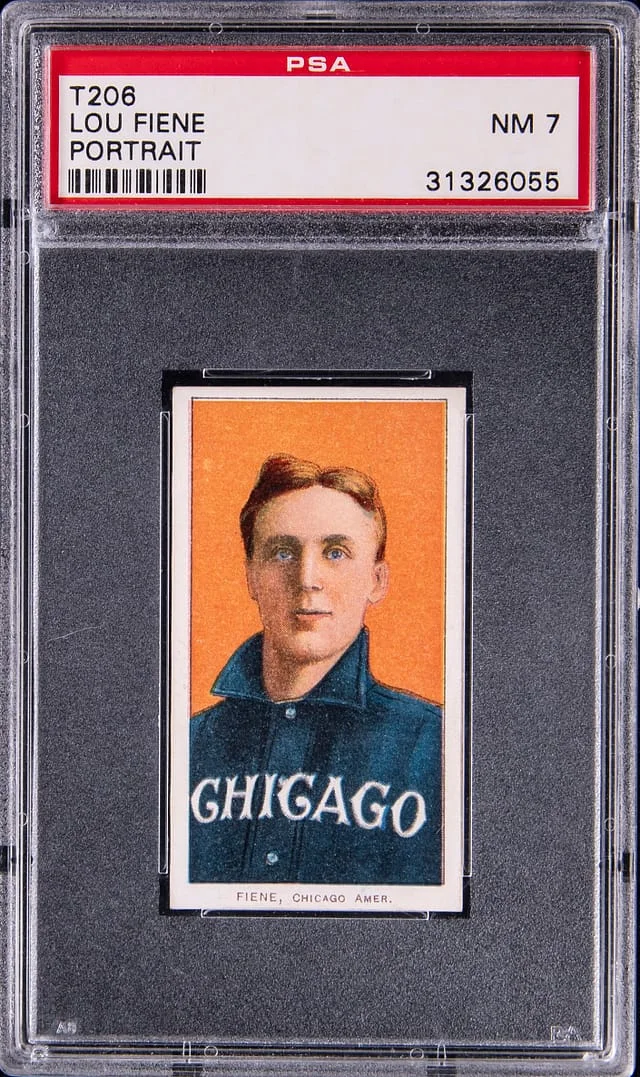 1909-11 T206 Lou Fiene White Border #no-number card image