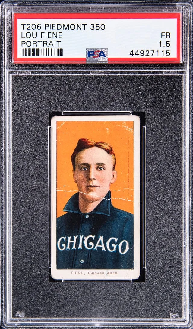 1909-11 T206 Lou Fiene - Piedmont 350 White Border #no-number card image