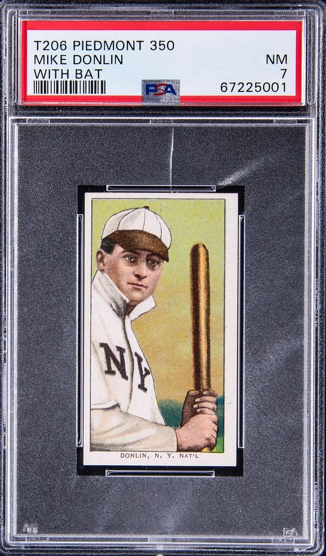 1909-11 T206 Mike Donlin White Border #no-number card image