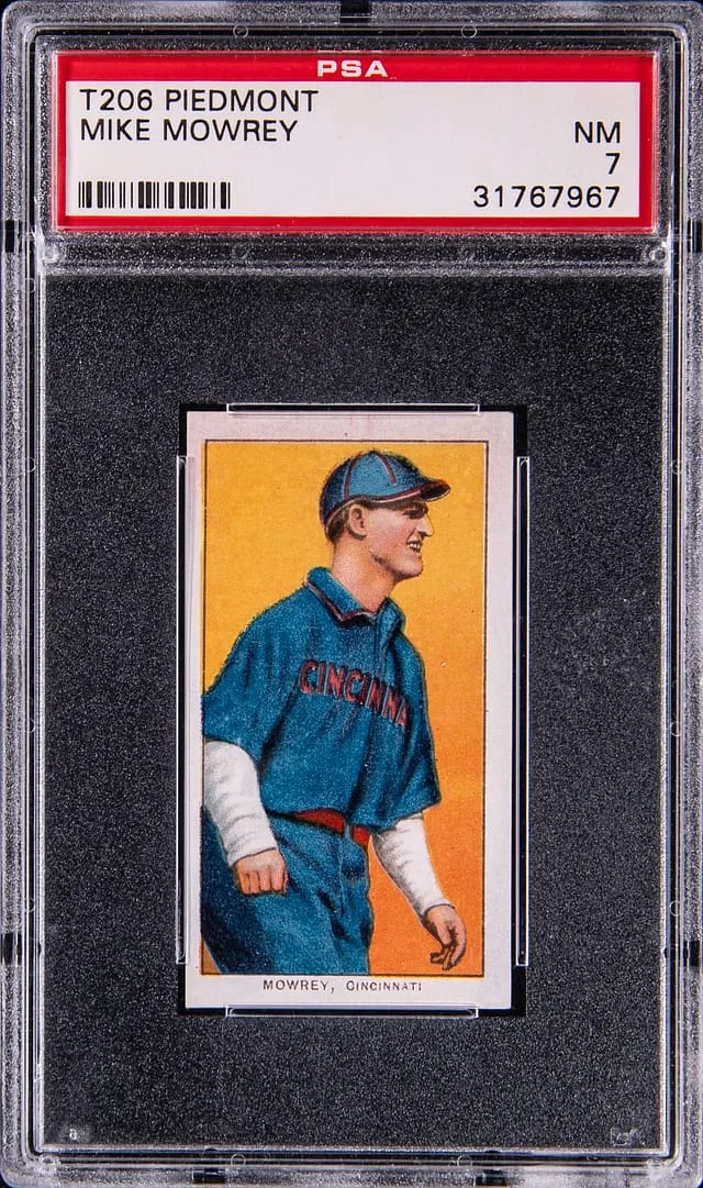 1909-11 T206 Mike Mowrey White Border #no-number card image