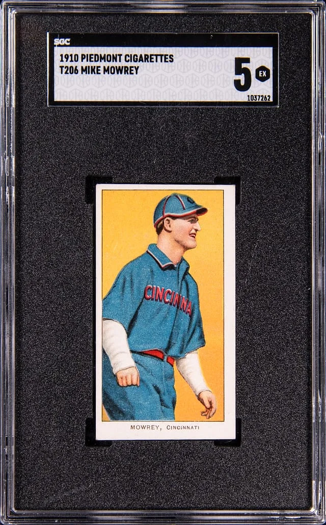 1909-11 T206 Mike Mowrey - Piedmont White Border #no-number card image