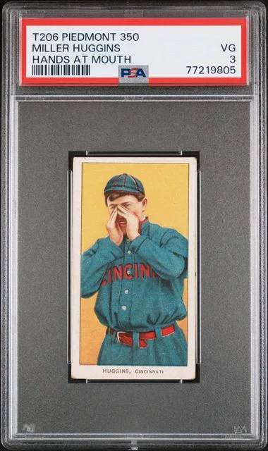 1909-11 T206 Miller Huggins Piedmont #350 card image