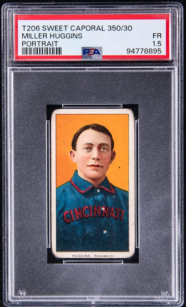 1909-11 T206 Miller Huggins White Border #no-number card image