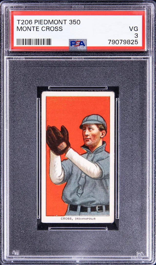 1909-11 T206 Monte Cross White Border #no-number card image