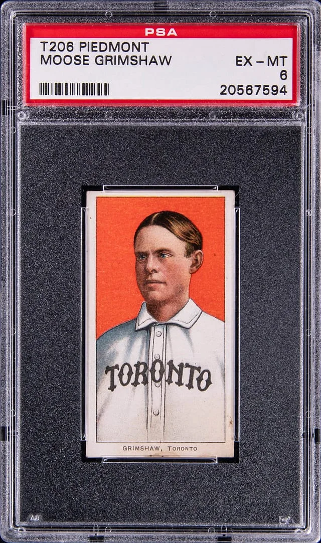 1909-11 T206 Moose Grimshaw White Border #no-number card image