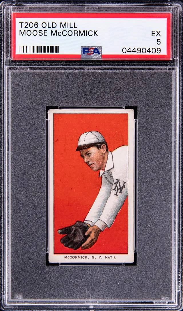 1909-11 T206 Moose McCormick White Border #no-number card image