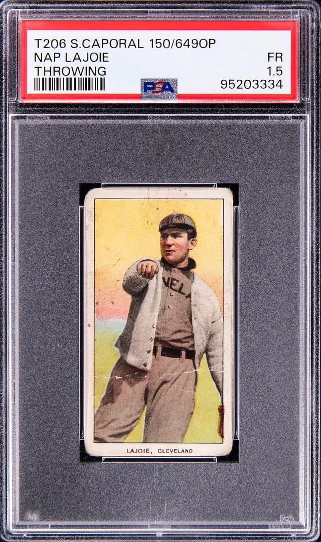 1909-11 T206 Nap Lajoie White Border #no-number card image