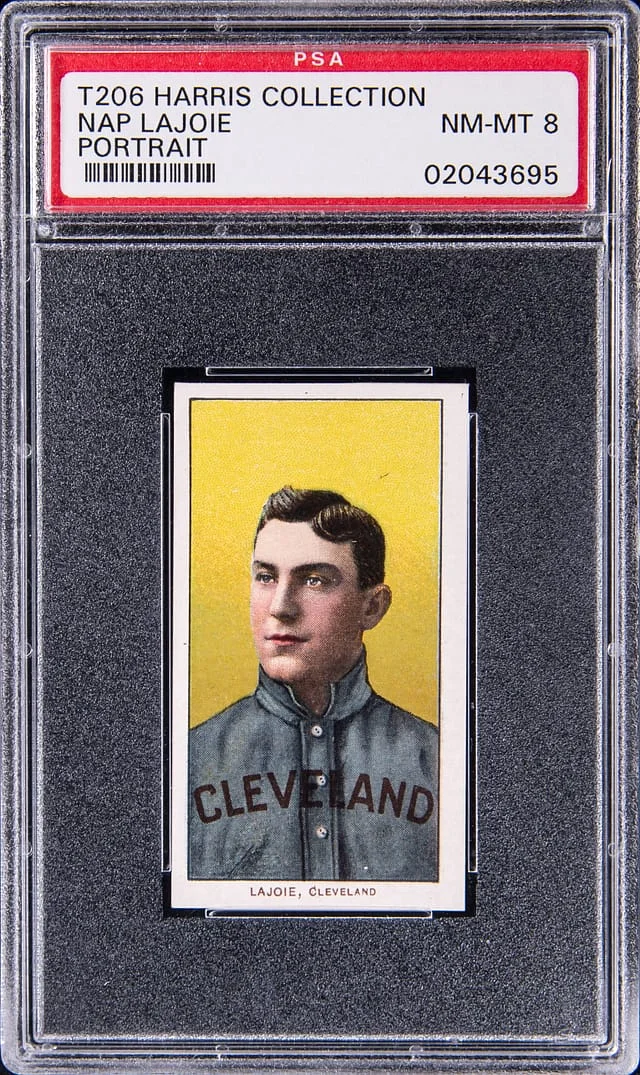 1909-11 T206 Nap Lajoie, Portrait - Harris Collection - Piedmont 150/25 #no-number card image