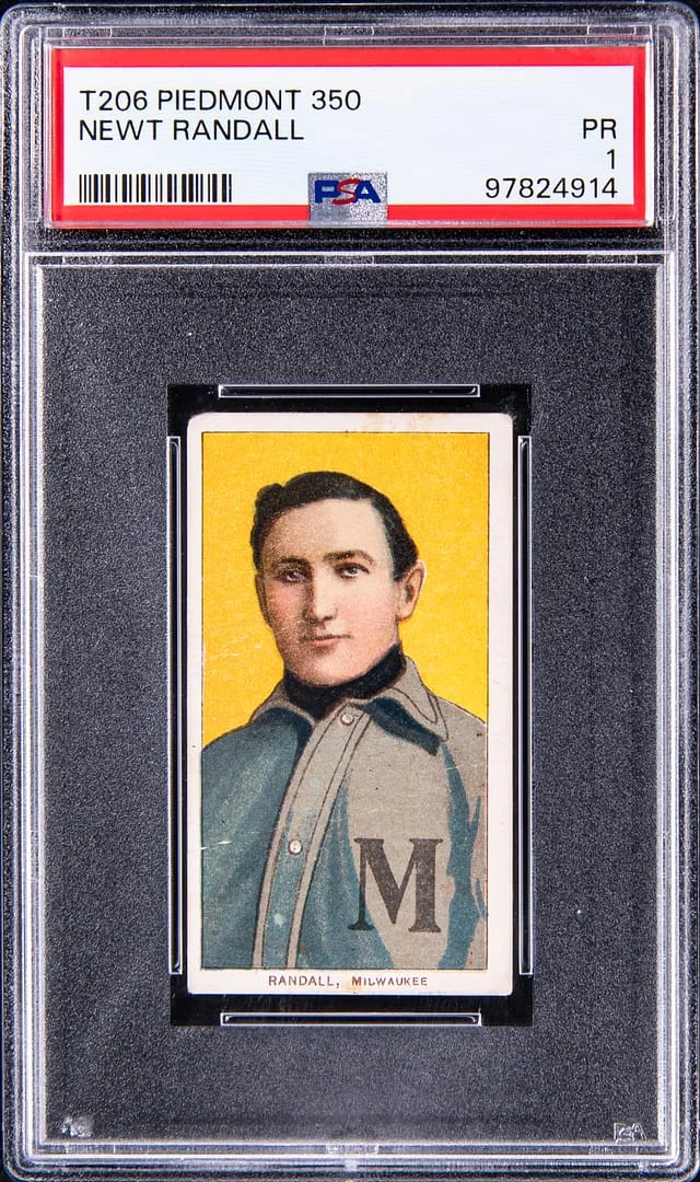 1909-11 T206 Newt Randall White Border #no-number card image