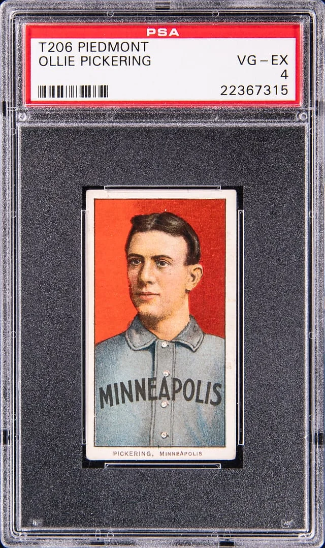 1909-11 T206 Ollie Pickering - Piedmont White Border #no-number card image