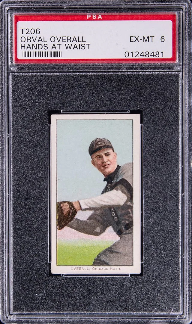 1909-11 T206 Orval Overall, Hands at Waist White Border #no-number card image