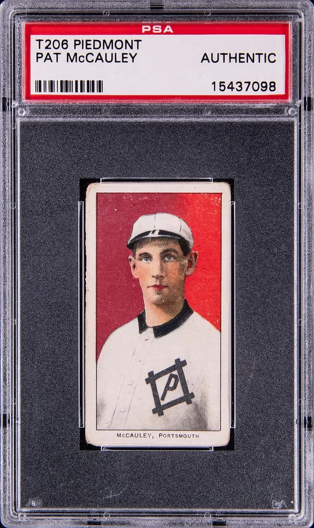 1909-11 T206 Pat McCauley White Border #no-number card image